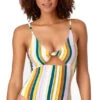 Anne Cole Studio Knotted Front One Piece Swimsuit