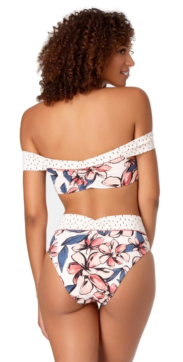 Anne Cole Studio Bondi Floral High Waist Bikini Bottom
