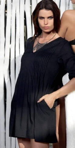 Opera Swim Tender Secret Tunic In Black