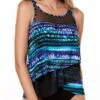 Miraclesuit Cat Bayou Mirage High Neck Tankini Top