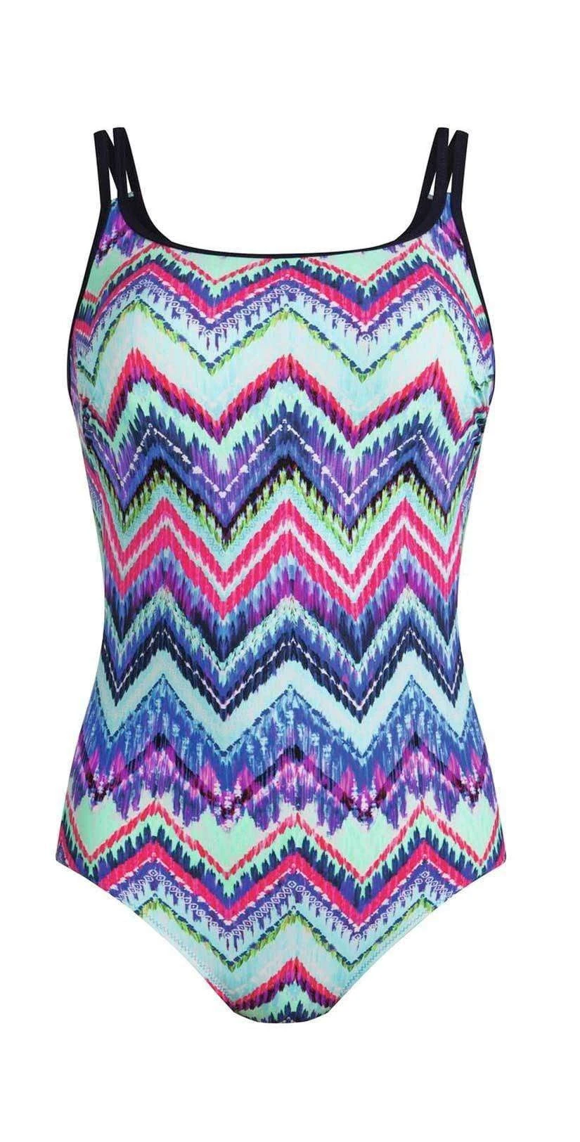 Anita Care Chevron Tie Dye Mastectomy One Piece 6232-009 - Image 2