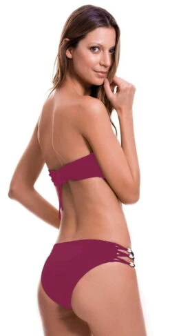 Milonga Shell Bottom In Wine 069