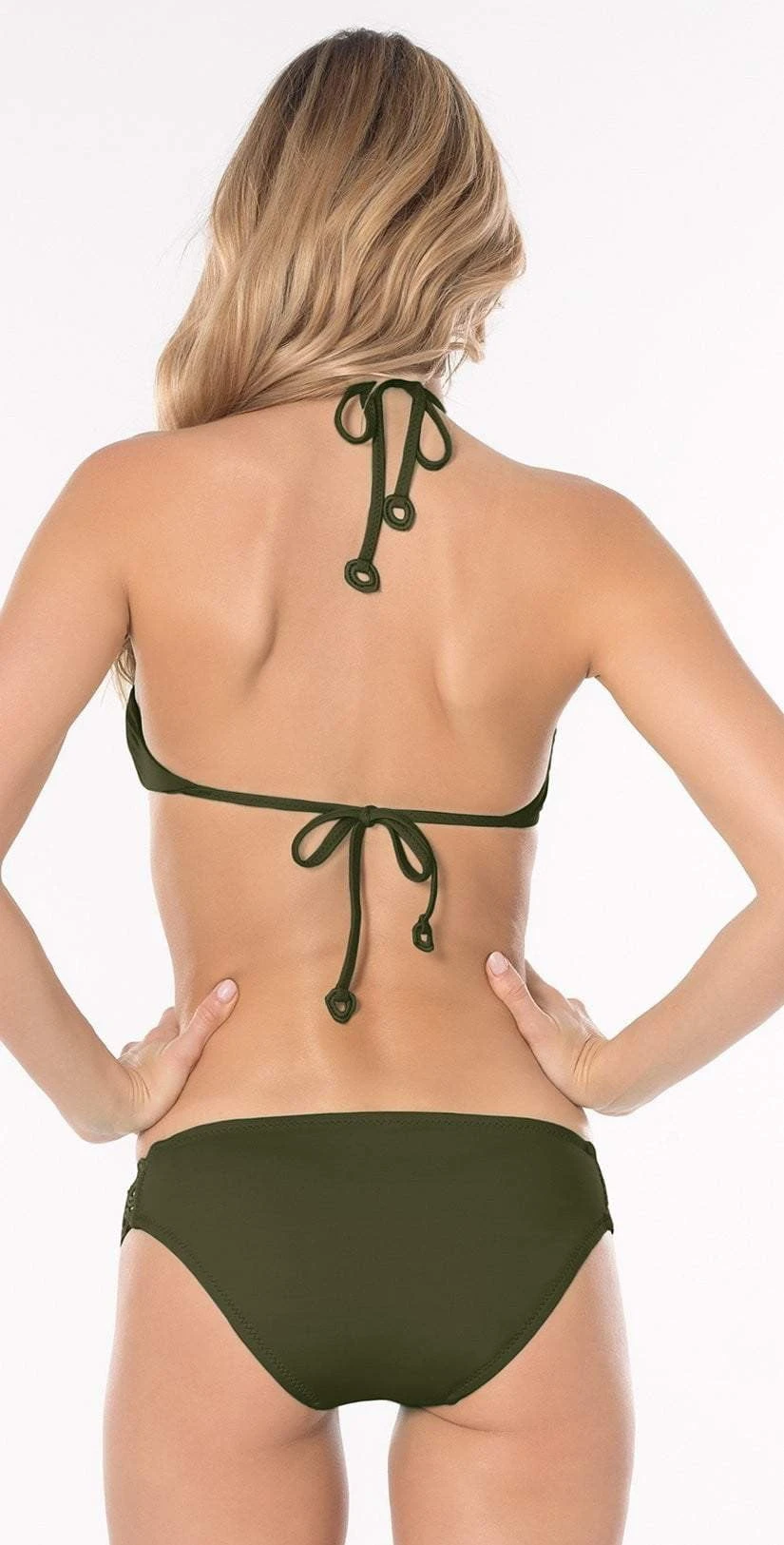 Becca Siren Halter Top In Bayleaf 583187-BAY - Image 2