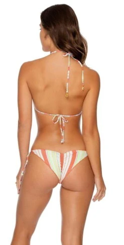 Luli Fama Playtime Ruched Back Brazilian Tie Side Bottom