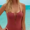 Melissa Odabash Formentera One Piece In Terracotta