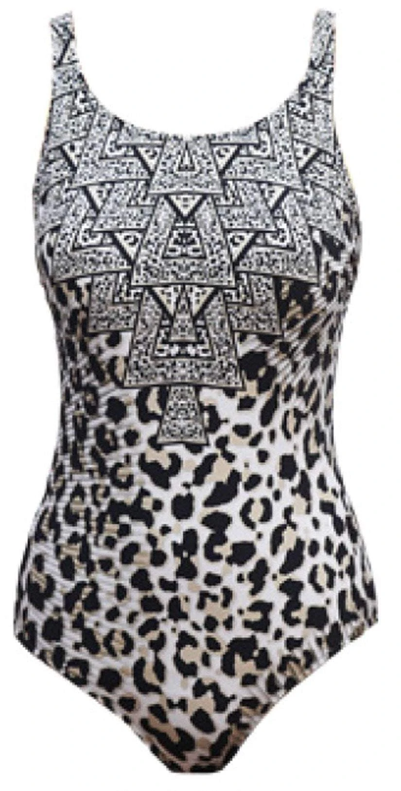 Nuria Ferrer Oasis Mastectomy One Piece Swimsuit 9217-Leopard - Image 2