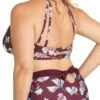 Raisins Curve Island High Waist Bottom In Maroon Y840954-MAR