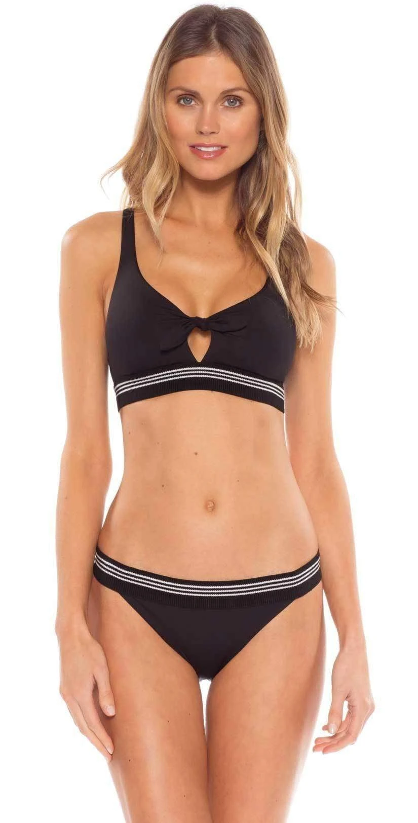 Becca Synergy Hipster Bikini Bottom In Black - Image 2