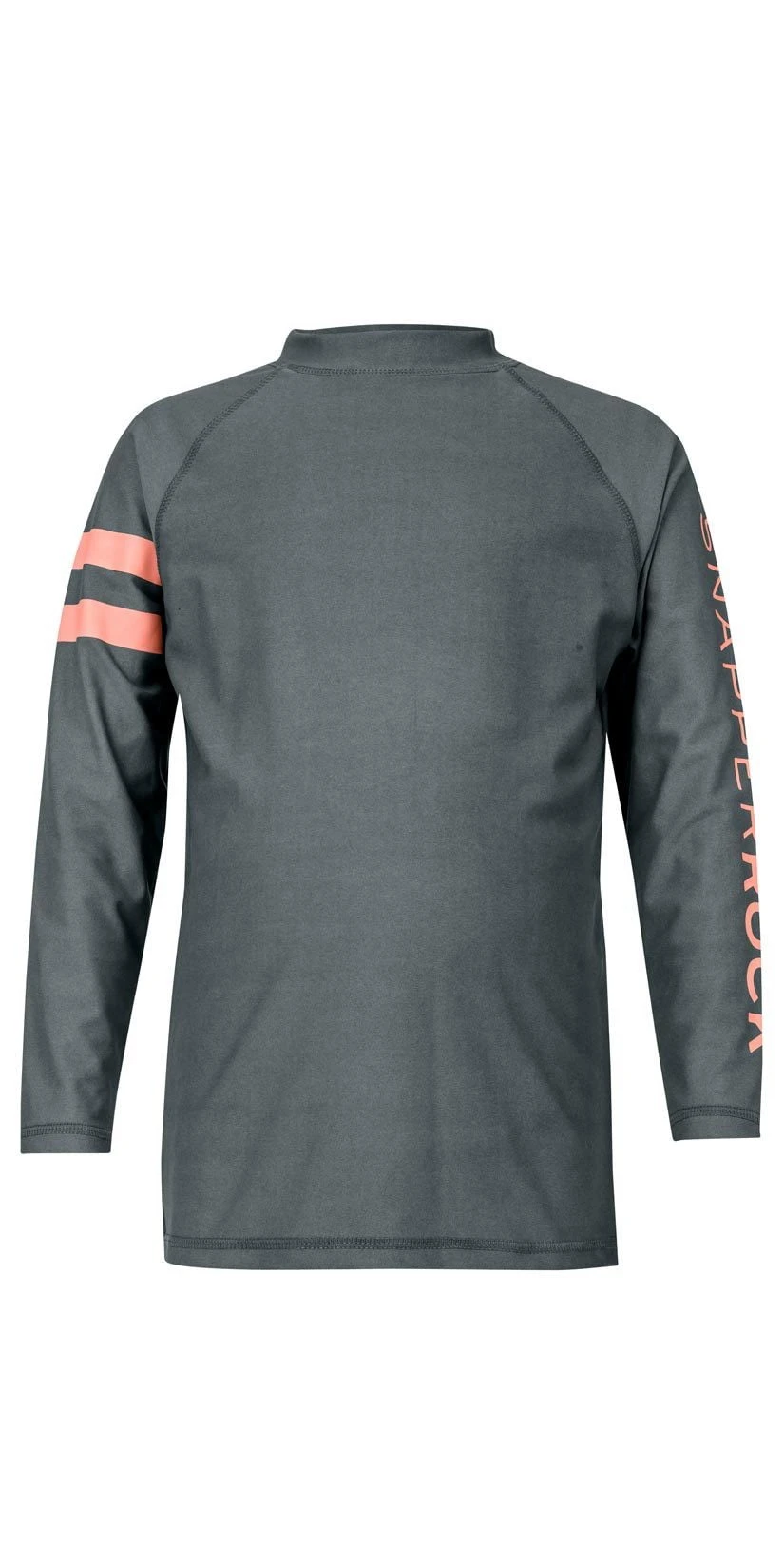 Snapperrock Boy's Arm Band Long Sleeve Rashguard Top In Steel Grey B20056L - Image 3