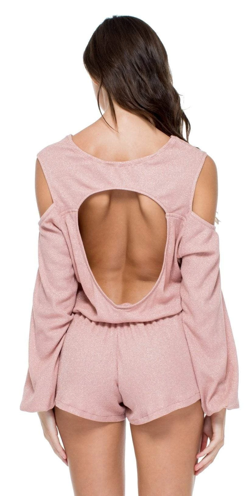 Luli Fama Sabor Romper In Rose Silver - Image 2