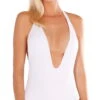 Peixoto Flamingo Latin One Piece In White 1302L-S18-WHT